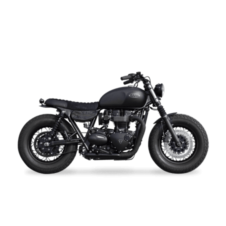 Triumph Bonneville T120 in blacked-out custom finish