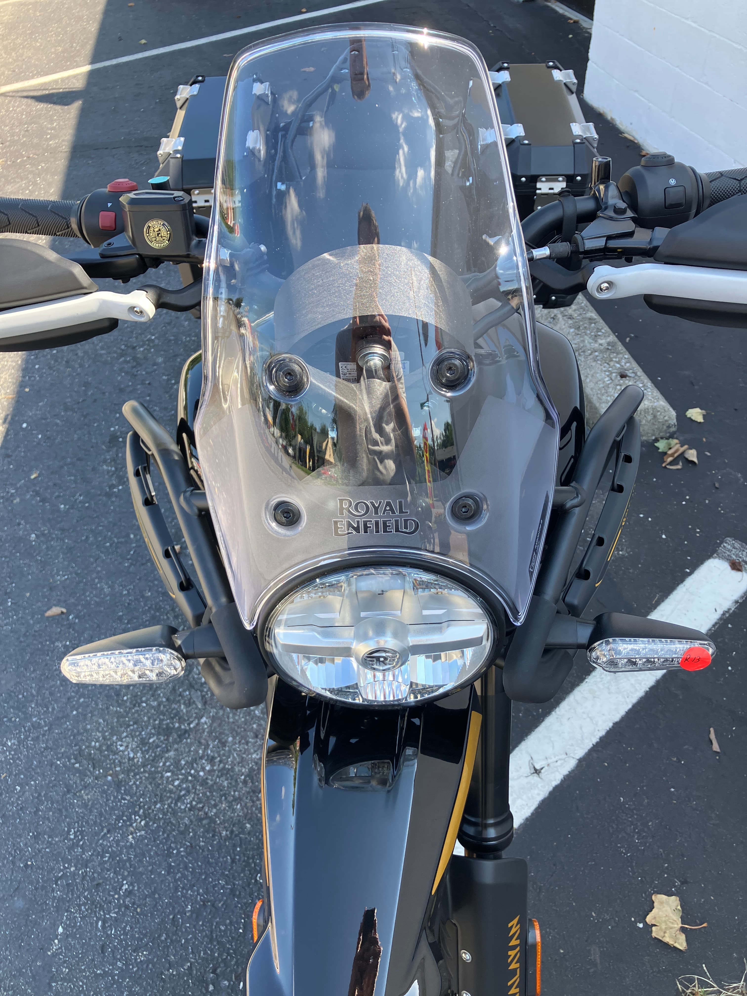 2026 Royal Enfield Himalayan 450 Tubeless Hanle Black — instrument cluster